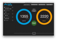 Aja speed test (macOS)