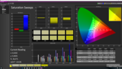 CalMAN Saturation Sweeps pre-calibration