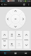 HTC Sense TV: Clear layout of the remote.