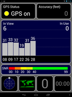 Weak GPS-module: Other devices find over 20 satellites in this situation.