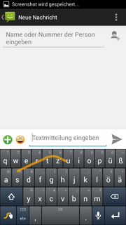 ...or Swype, a different keyboard with more input options.