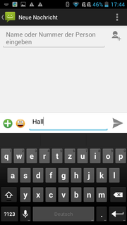 You can choose the normal Android keyboard...