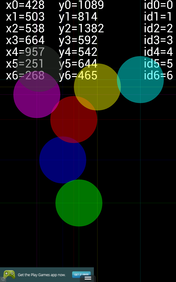 Touchscreen recognizes up to 10-finger inputs