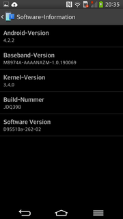 Android 4.2.2 is the OS