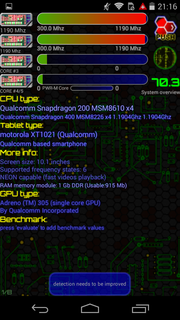 A Snapdragon 200 SoC powers the device.