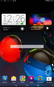 Android Jelly Bean home screen