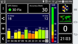 GPS lock (LG G2)