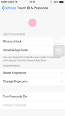 Fingerprint unlock does not work the same way as it does on the iPhone