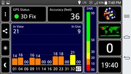 Successful GPS connection (LG G2)