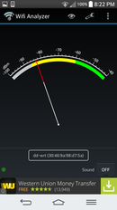 40 meters from WLAN source (LG G2)
