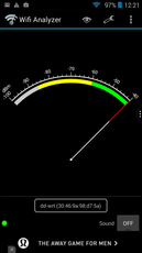 1 meter from WLAN source (THL 4000)