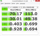 CrystalDiskMark: third run