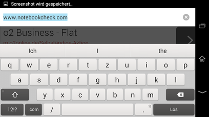 Keyboard landscape mode