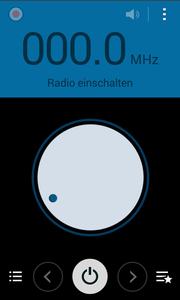 You can use an FM radio when you attach headphones.