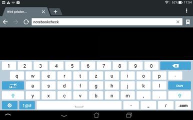 Keyboard landscape mode