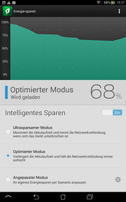 You can choose between different modes, but the battery runtimes are still pretty average.