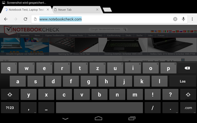 Keyboard landscape mode