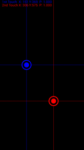 2-point capacitive touchscreen is unreliable for fast typists