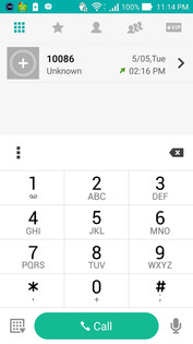 Standard phone number pad