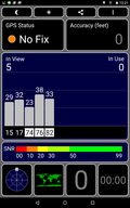 GPS reception outdoors