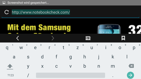 Keyboard landscape mode