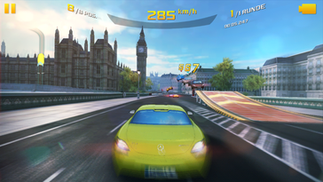 Smooth even in high details: "Asphalt 8".