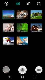 Picture modes main camera