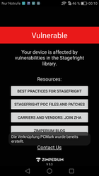 Stagefright Detector App