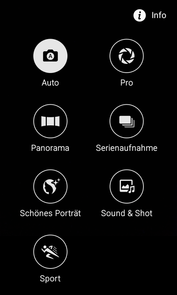 Camera modes