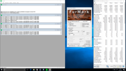 Stress test: Prime95 + FurMark