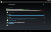 In our WLAN test, the Acer tablet reaches a good battery run time of 8:31 hours.