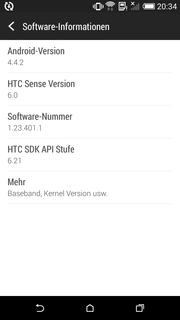 HTC provides its own HTC Sense UI for the model in the latest version (V 6.0).