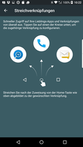 Launch apps via swipe gestures