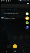 Enabled slide-in bar