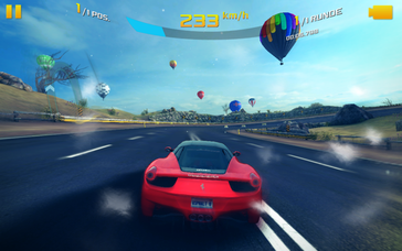 Current Android titles like Asphalt 8 ...