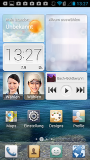 The graphical user interface EmotionUI 1.0 is to ensure improved user-friendliness.