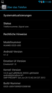 Operating system of the Huawei Ascend G525 is Android 4.1.2.