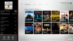The app for movies and videos also has a strong resemblance to the Xbox.