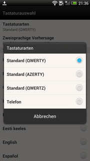 You have to manually select your preferred layout after the initial set-up.