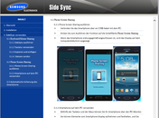 SideSync - control the smartphone via PC and vice versa.
