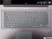 The somewhat cheap-looking keyboard...