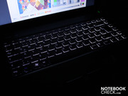 A special feature is the illuminated keyboard.