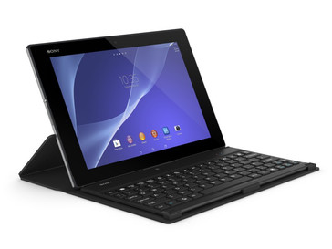 Sony Xperia Z2 Android tablet with Snapdragon 801 processor and keyboard dock