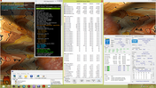 Stress test, CPU: 99 °C, result CPU @800 MHz