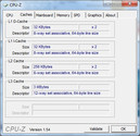 Systeminfo CPUZ Cache