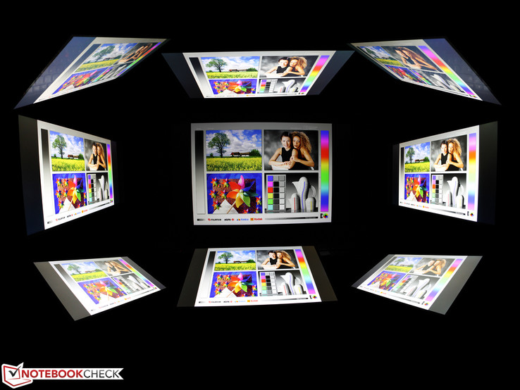 Viewing angles: Lenovo ThinkPad Yoga 15 1920 x 1080, LP156WF6-SPA1 / LEN40B8, AH IPS