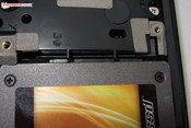Our SSD runs into two plastic nibs.