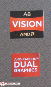 The notebook is based on AMD technology.