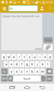The standard Android keyboard can be modified at least a little.