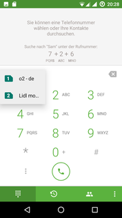 Telephone app